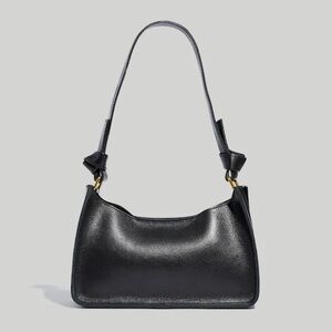 Madewell NWOT Black Leather The Sydney Small Shoulder Bag / Elevated Basics